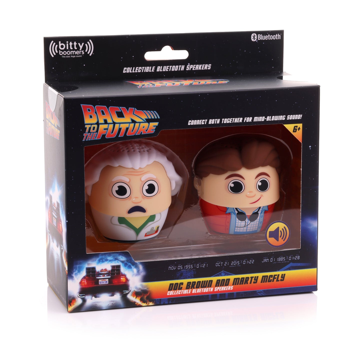 Back to the Future Bluetooth Speaker Set - Doc & Marty 2 Pack