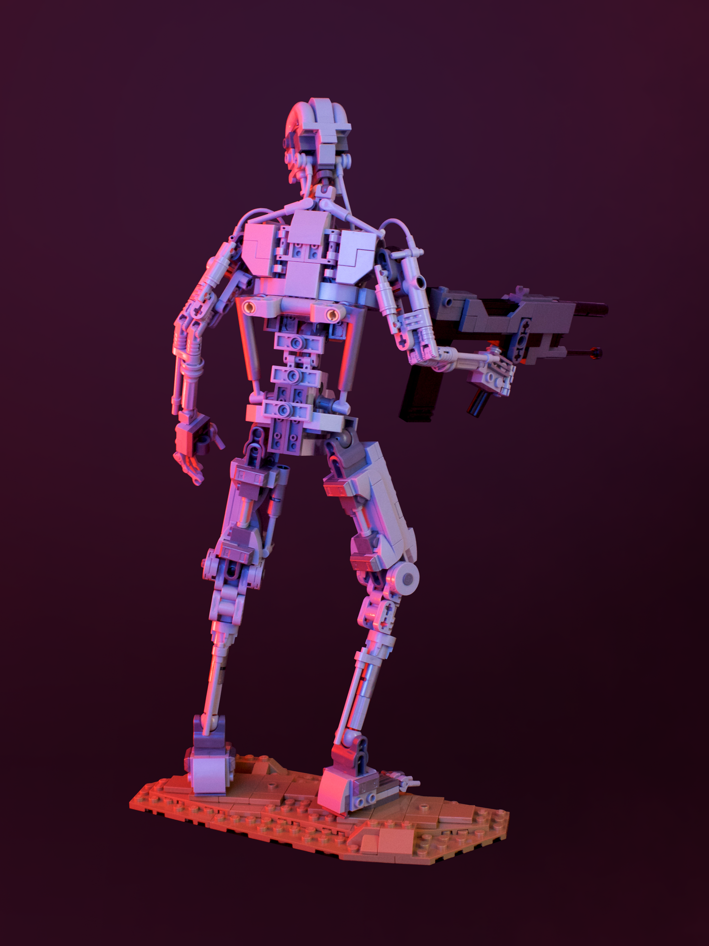 Movies Lego Set - Terminator T-800 Custom MOC