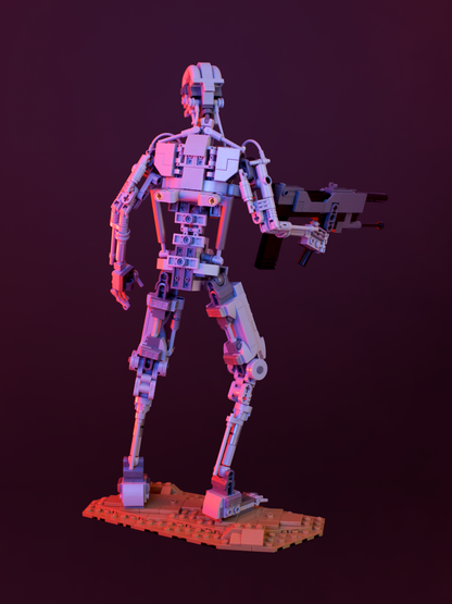 Movies Lego Set - Terminator T-800 Custom MOC