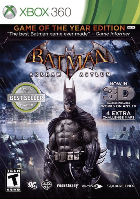 Batman Video Game - Arkham Asylum: Game Of The Year Edition (Xbox 360)