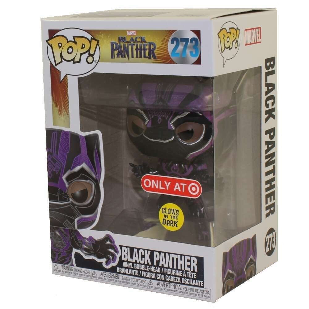 Marvel Funko Pop! - Black Panther - Purple Glow Black Panther (Target Exclusive)