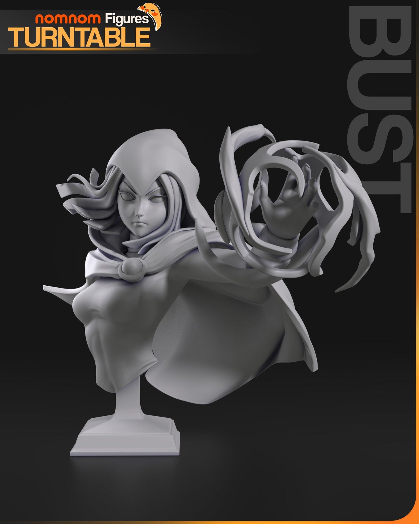 DC Comics Statue - Raven - Teen Titans (1:10, 75mm Scale & Bust)