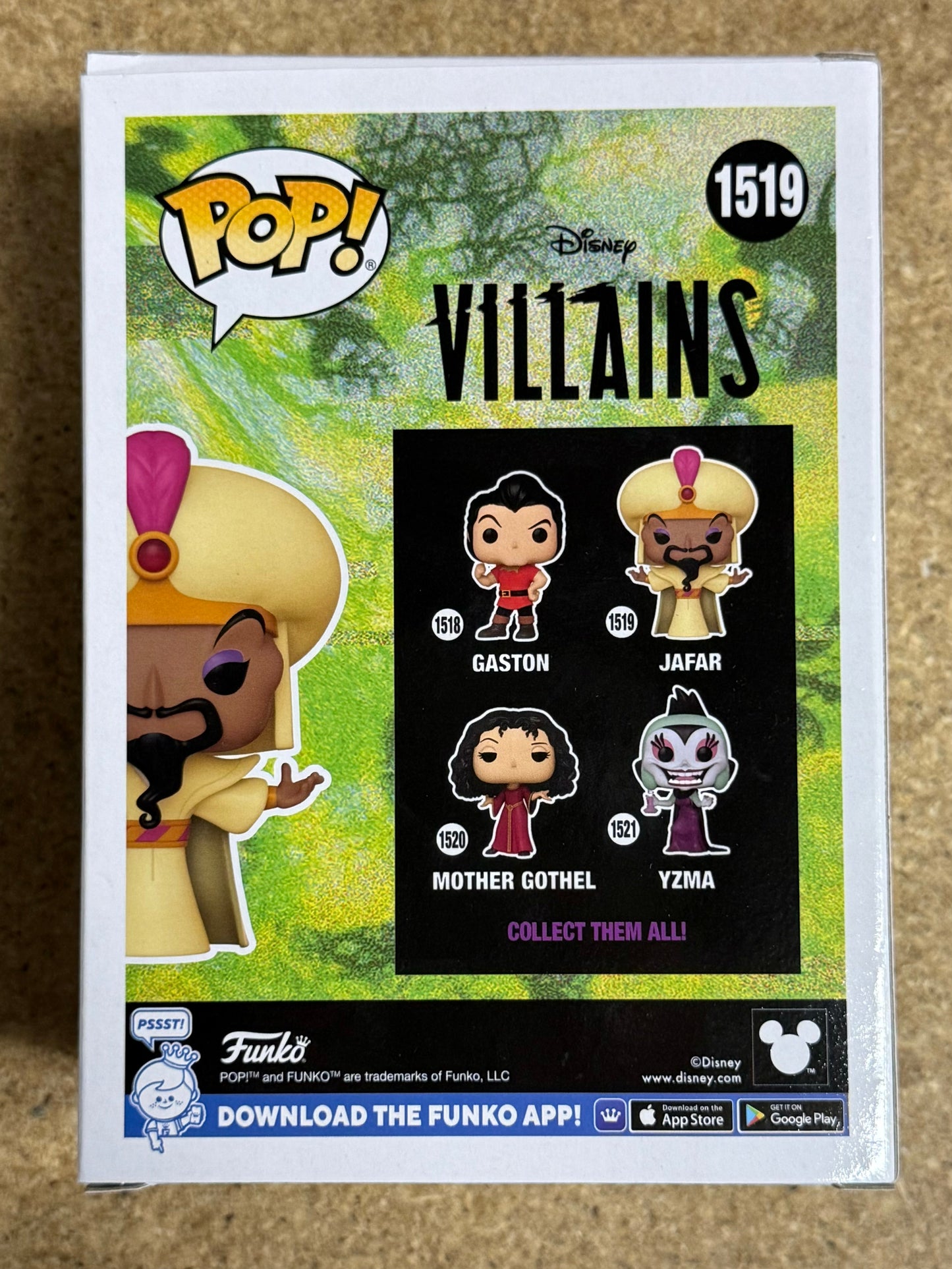 Disney Funko Pop! - Jafar #1519 Ultimate Villains Aladdin 2024