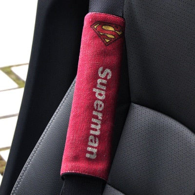 Seat Belt Shoulder Pads - Superhero Seat Belt Covers
