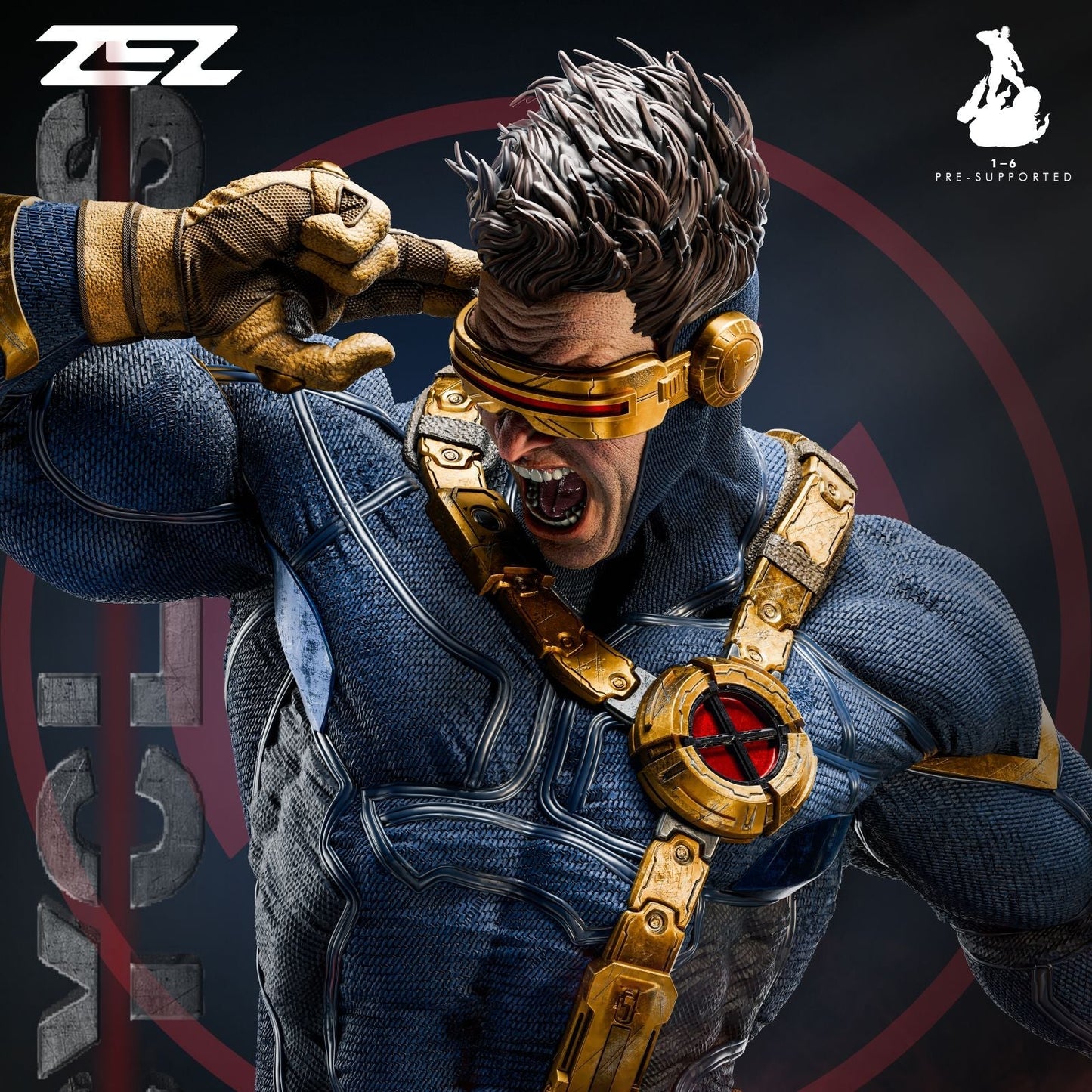 Marvel Comics Statue - Cyclops (1:6 Scale & Bust)