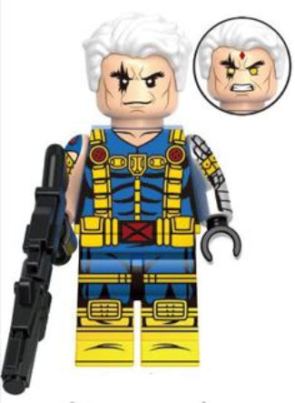 Marvel Lego Custom Minifigure - Cable