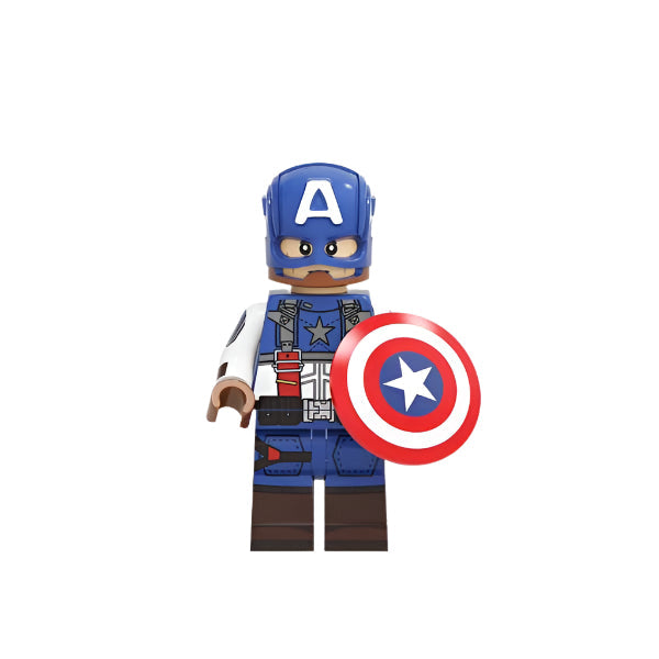Marvel Lego Custom Minifigure - Captain America First Avenger