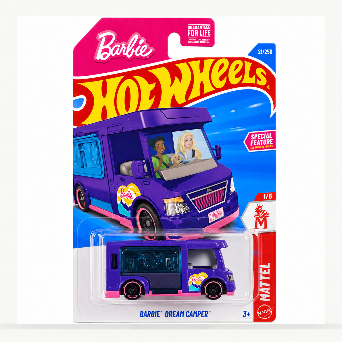 Barbie Hot Wheels - Barbie Dream Camper | Mattel Series 1/5
