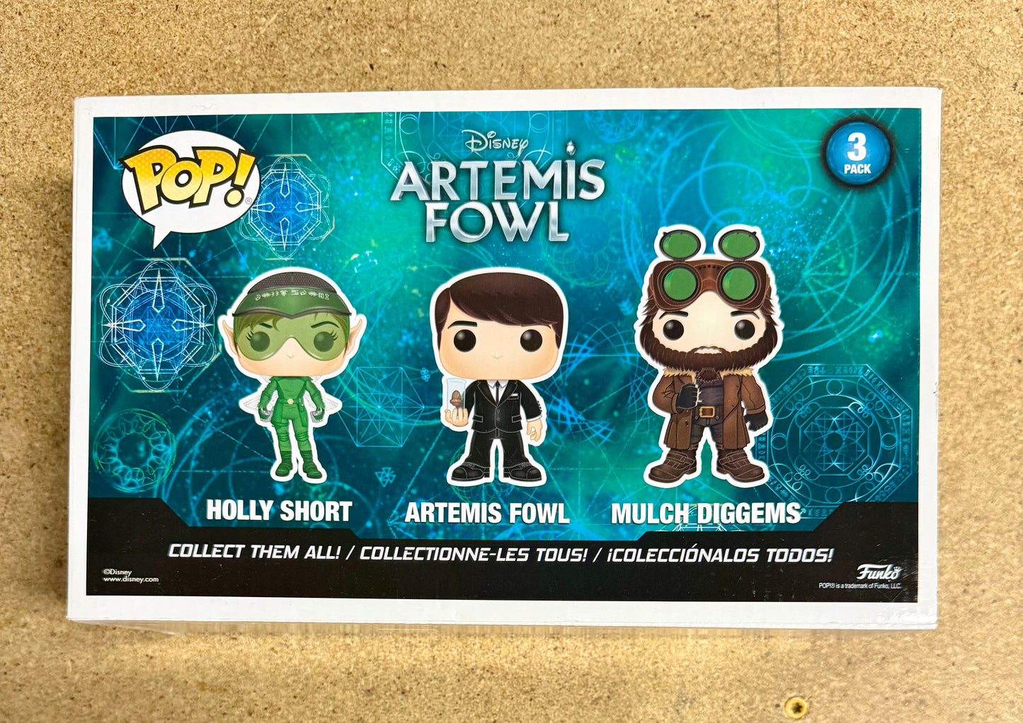 Disney Funko Pop! Set - Holly Short Artemis Fowl & Mulch Diggems 3-Pack Vaulted 2019 Exclusive