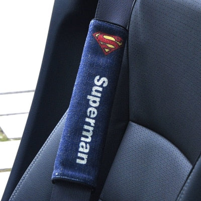 Seat Belt Shoulder Pads - Superhero Seat Belt Covers
