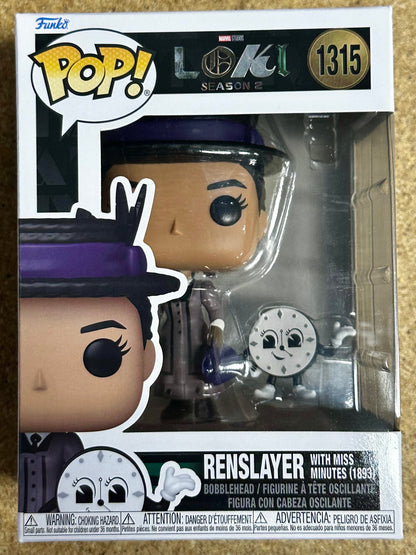 Marvel Funko Pop! - Renslayer With Miss Minutes (1893) #1315 Loki 2023 Disney +