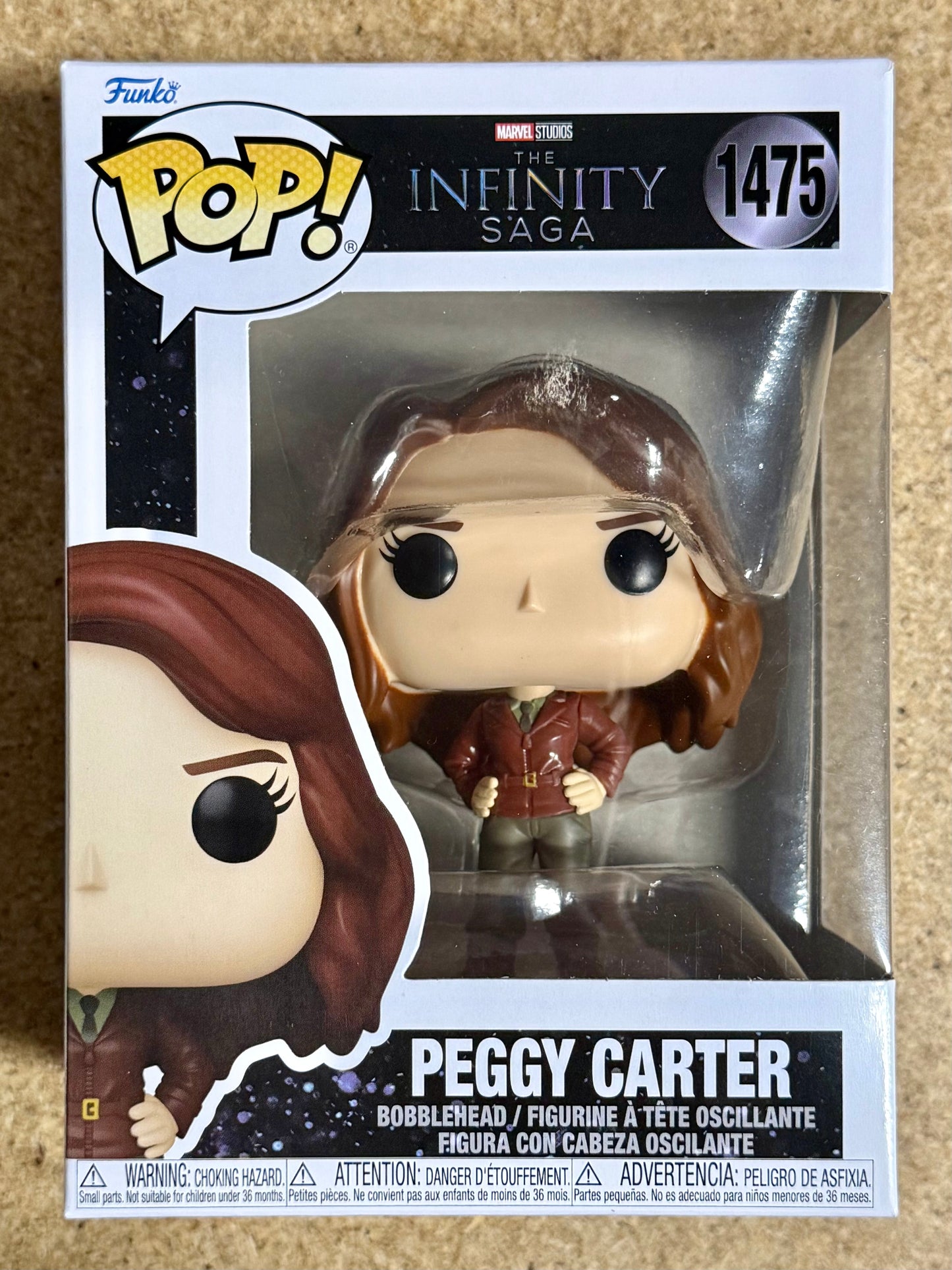Marvel Funko Pop! - Peggy Carter #1475 Marvel MCU Infinity Saga 2024