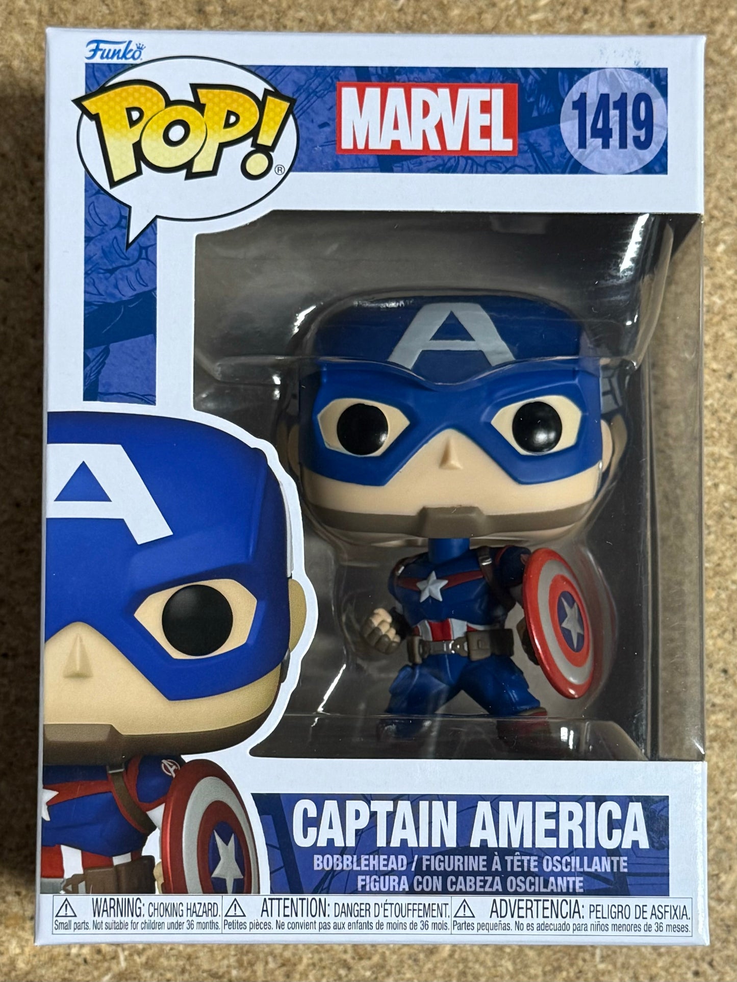 Marvel Funko Pop! - Captain America #1419 Marvel Comics New Classics 2024