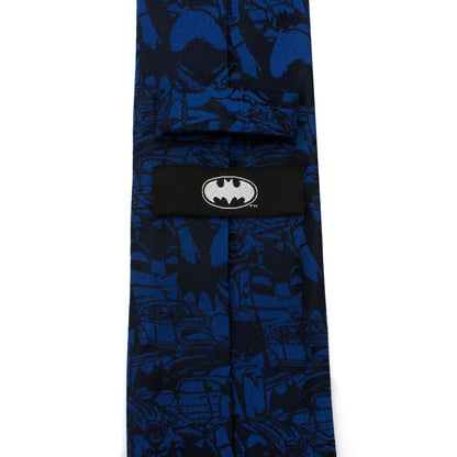 Batman Comic Blue Tie