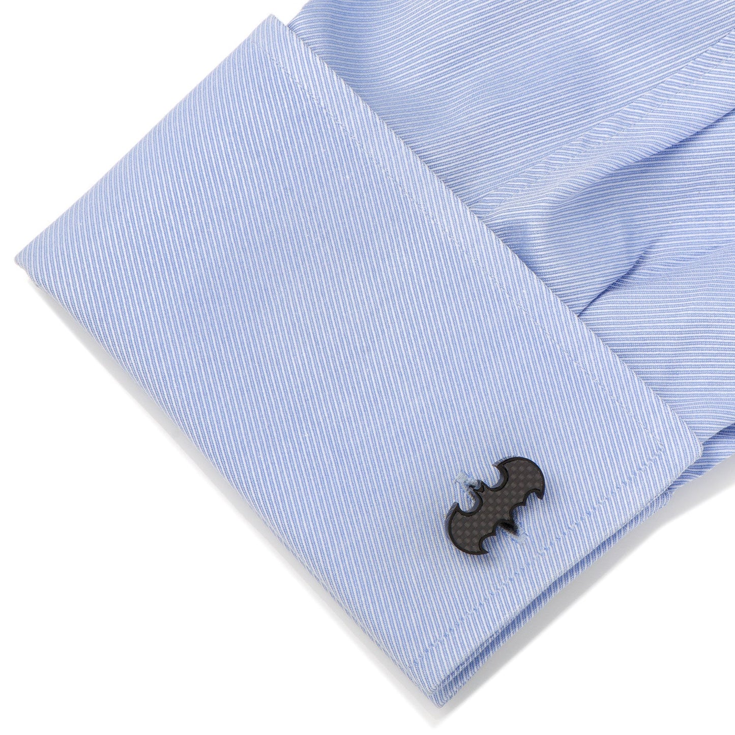 Batman Stainless Steel Carbon Fiber Cufflinks