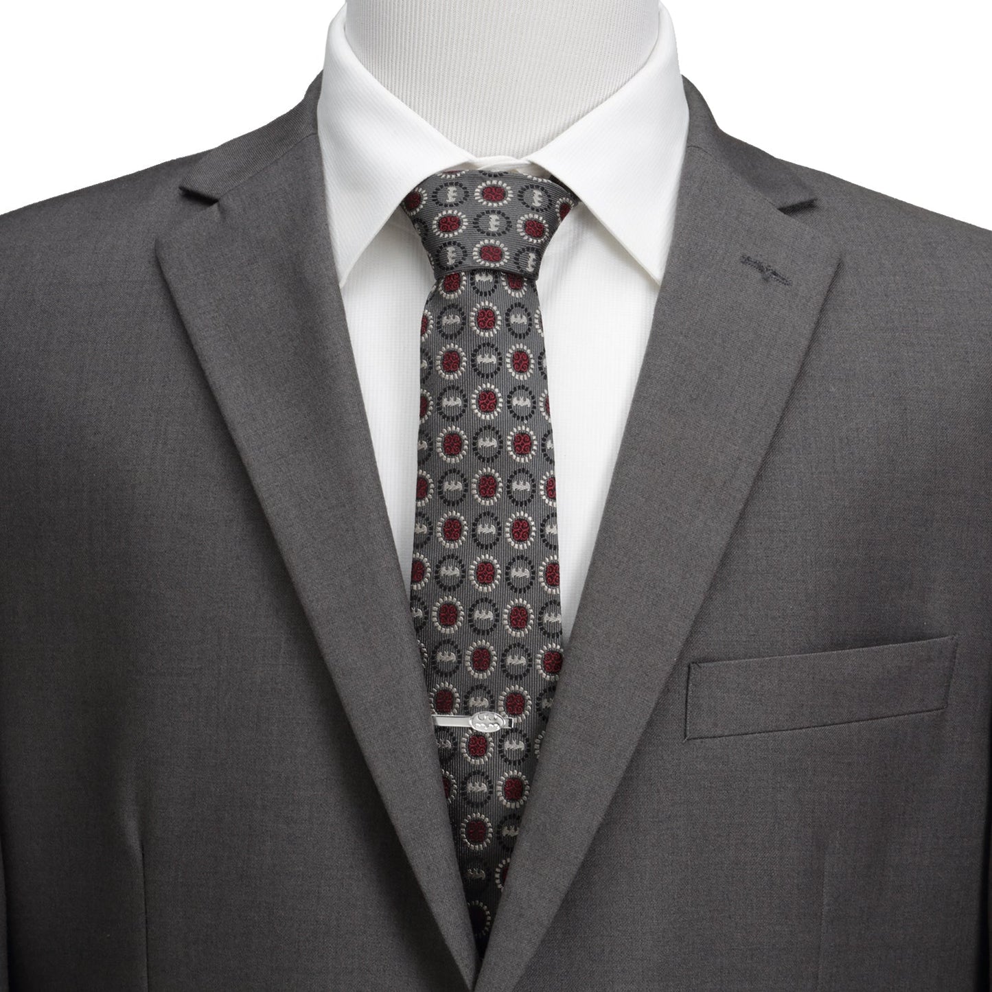 Batman Stainless Steel Recessed Tie Bar