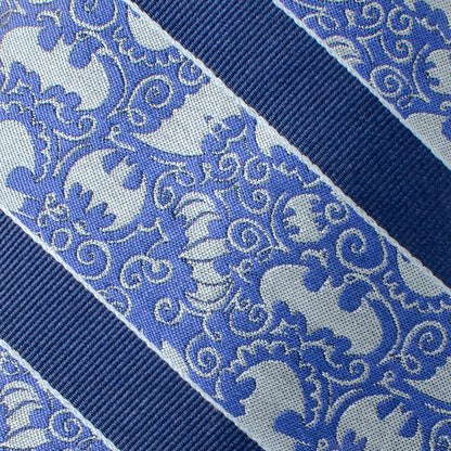 Batman Stripe Multi Emblem Blue Men's Tie