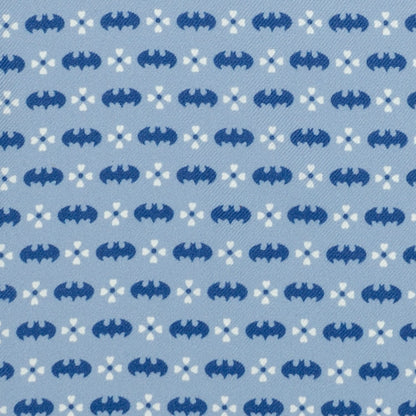 Batman Multi Motif Blue Pocket Square
