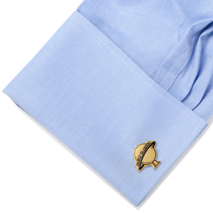 Superman Daily Planet Gold Cufflinks