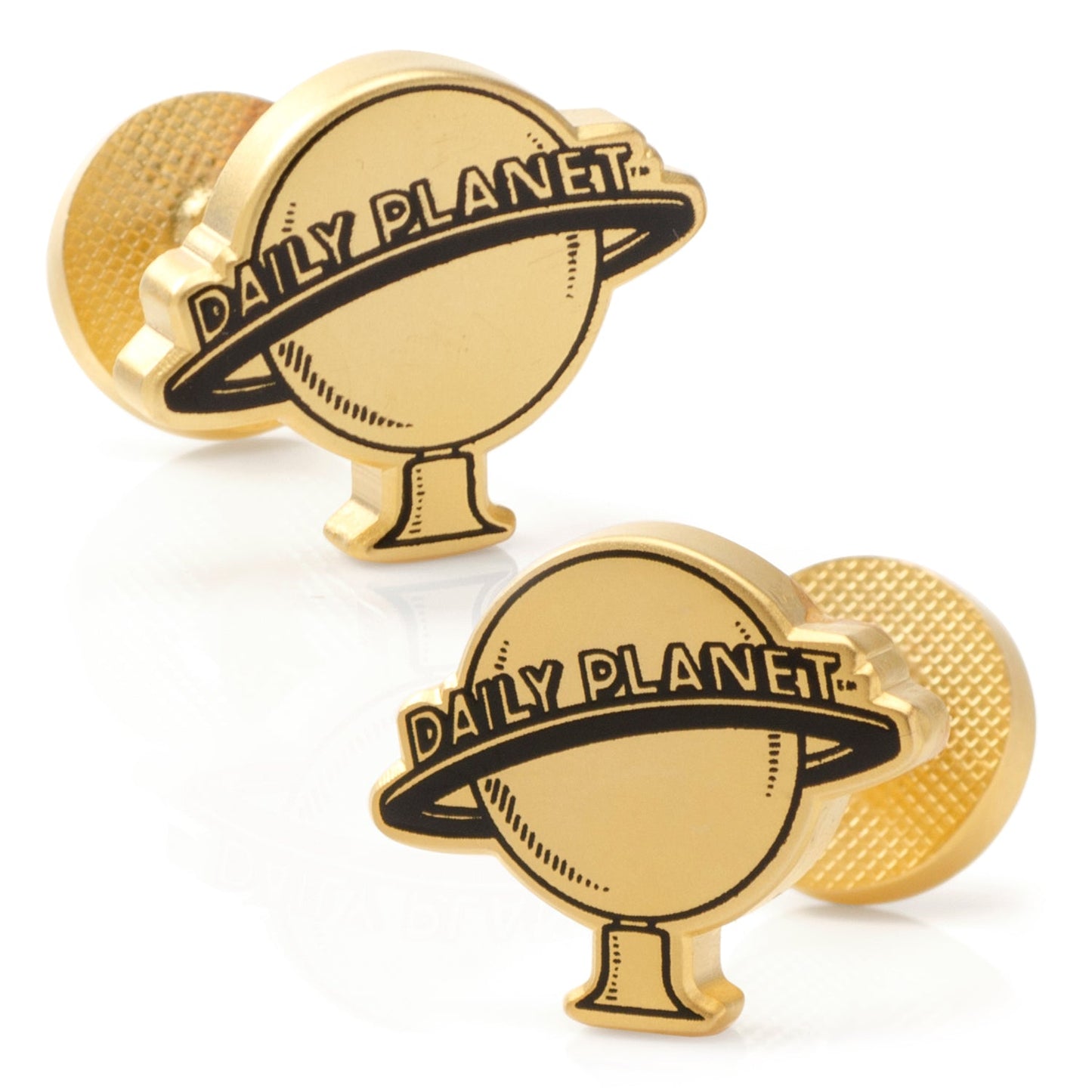 Superman Daily Planet Gold Cufflinks
