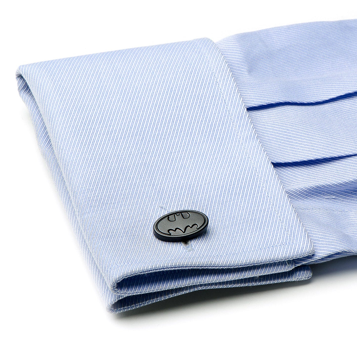 Batman Logo Satin Black Cufflinks
