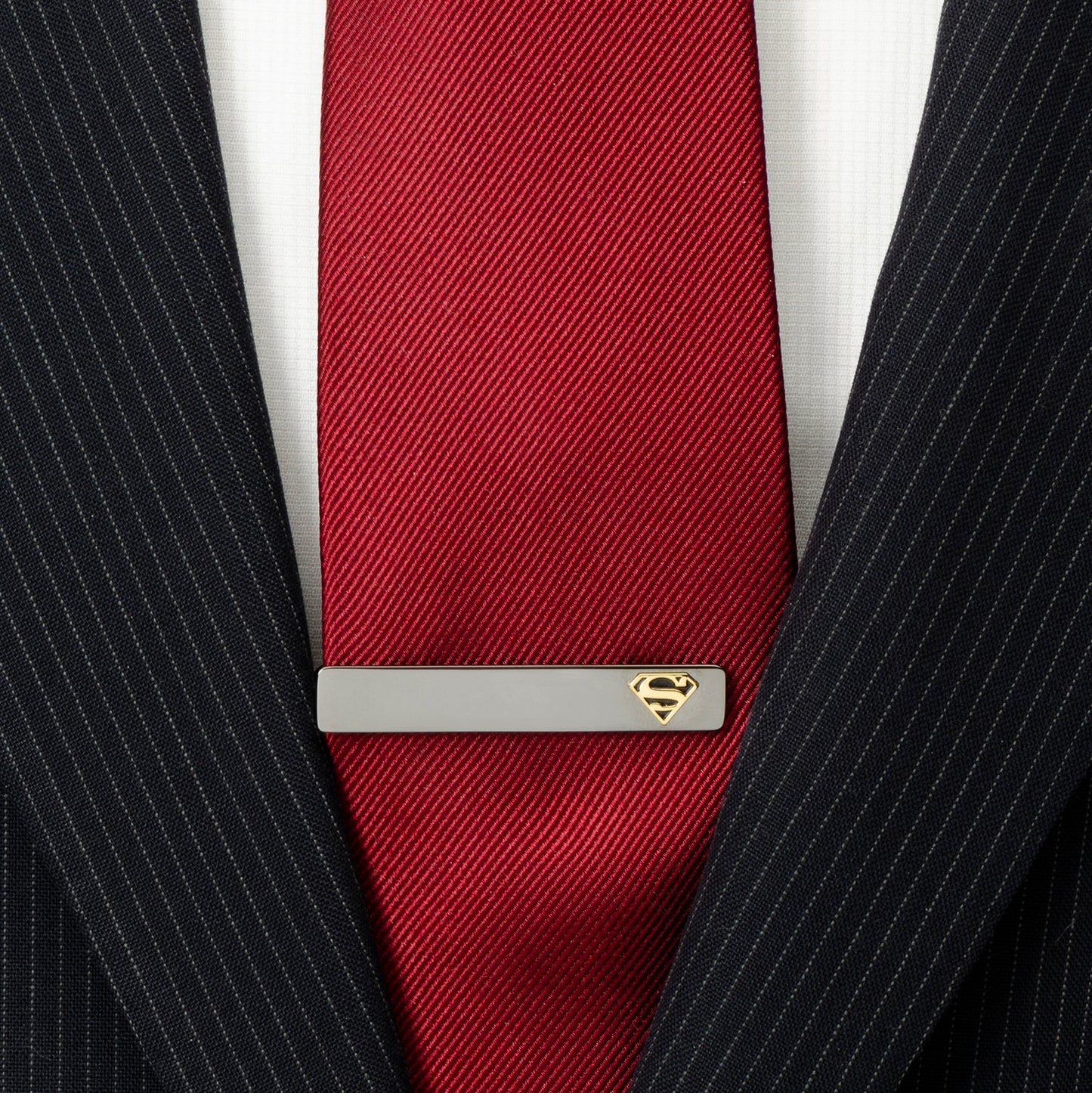 Superman Black and Gold Tie Clip