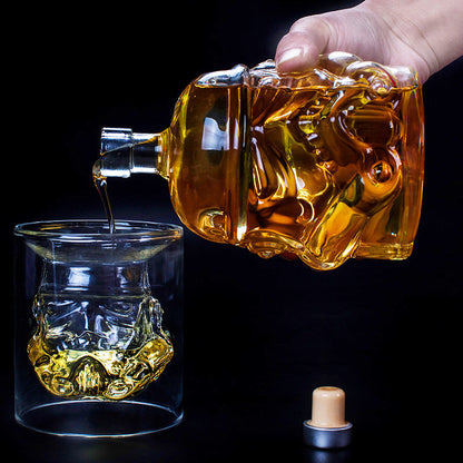 Star Wars Stormtrooper liquor dispenser and cup