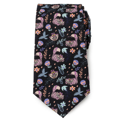 Disney Alice in Wonderland Cheshire Cat Black Men's Tie