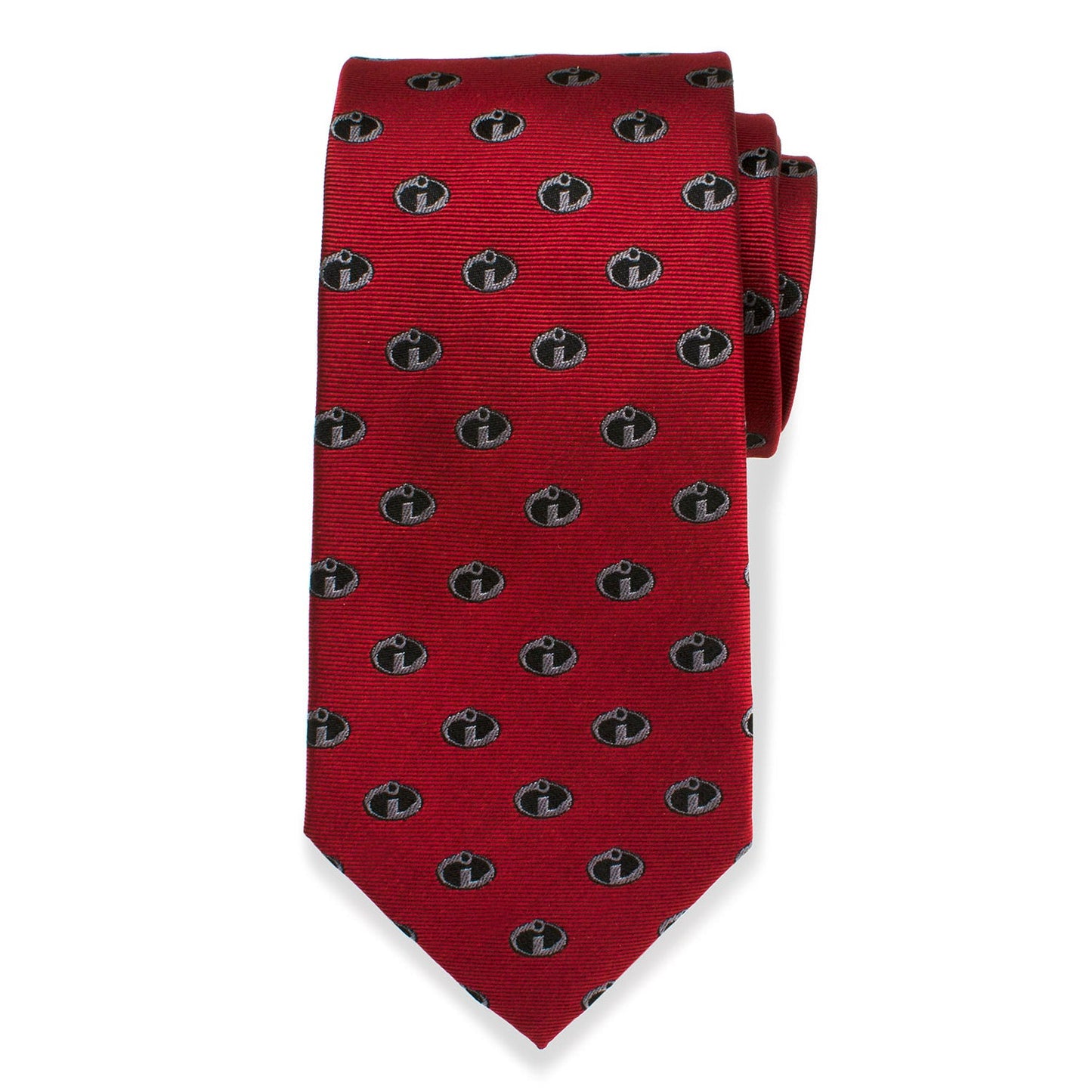 Disney Pixar The Incredibles Logo Red Men's Tie