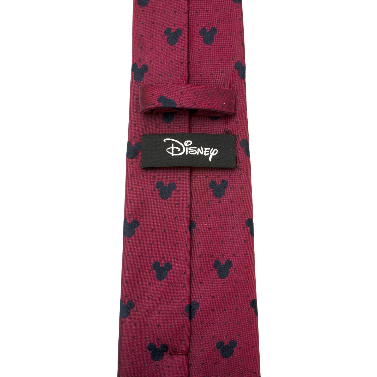 Disney Mickey Mouse Red Pin Dot Men's Tie
