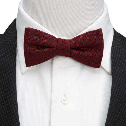 Disney Mickey Mouse Holiday Maroon Bow Tie