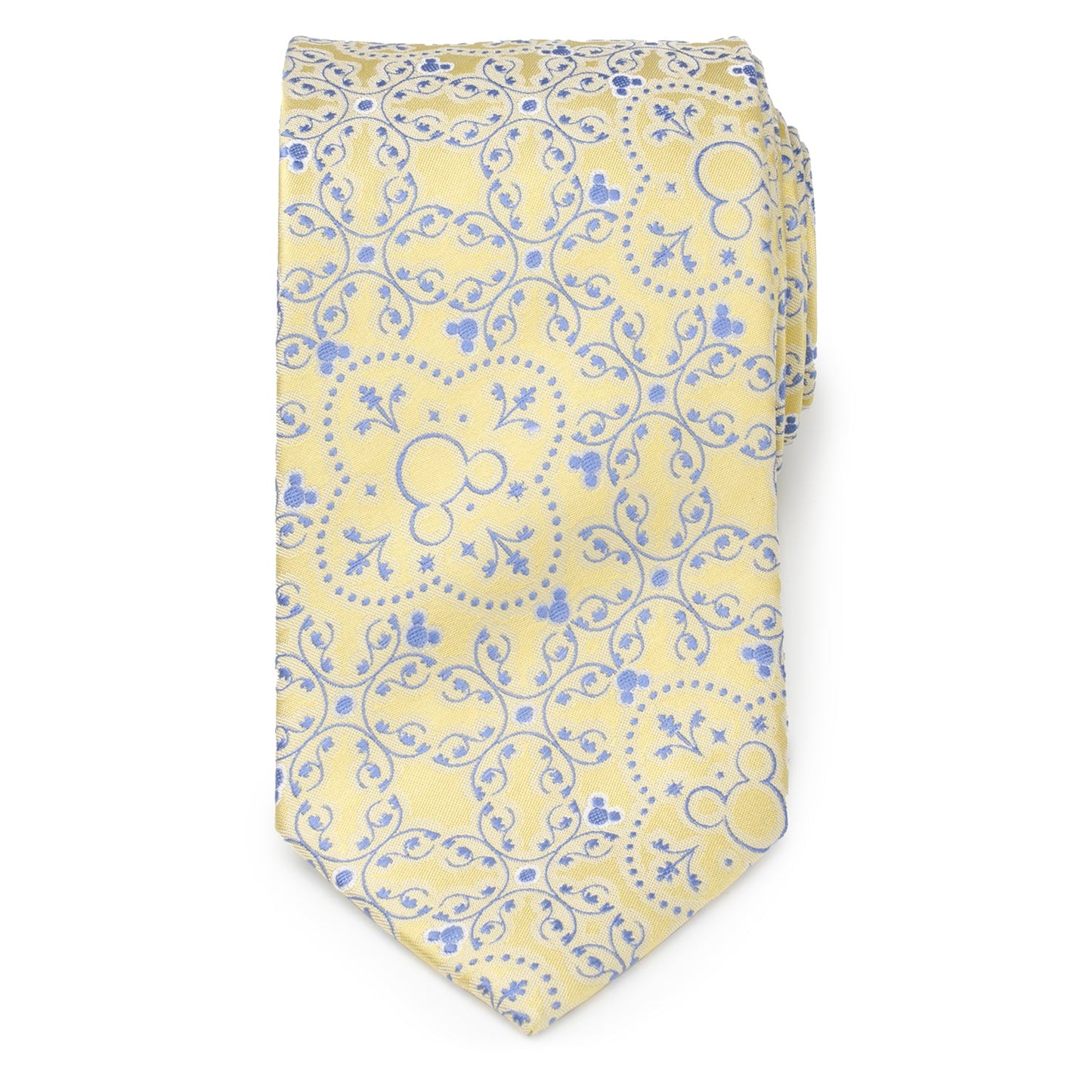 Disney Mickey Mouse Yellow Multi Men's Tie