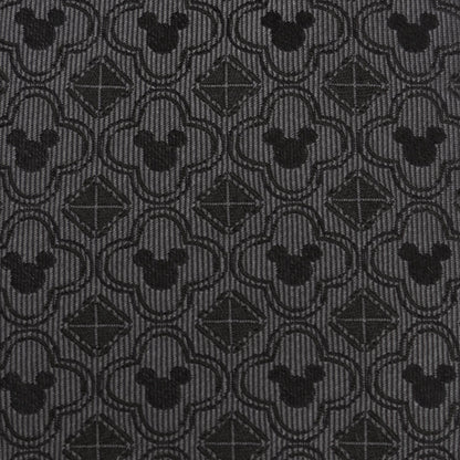 Disney Mickey Mouse Pattern Black Men's Tie