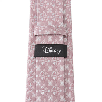 Disney Mickey Mouse Silhouette Blossom Pink Men's Tie