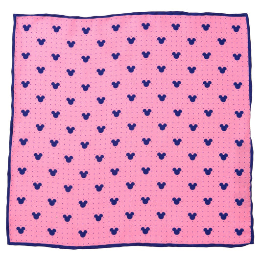 Disney Mickey Mouse Dot Pink Pocket Square