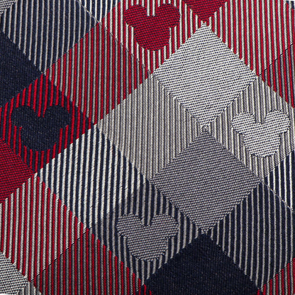 Disney Mickey Mouse Red and Blue Plaid Men's Tie