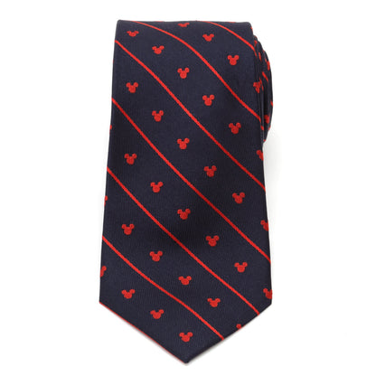Disney Mickey Mouse Navy Pinstripe Tie