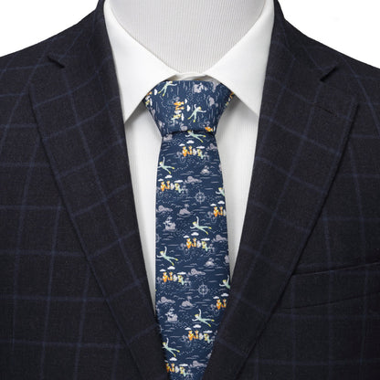 Disney Peter Pan Flying Blue Men's Tie