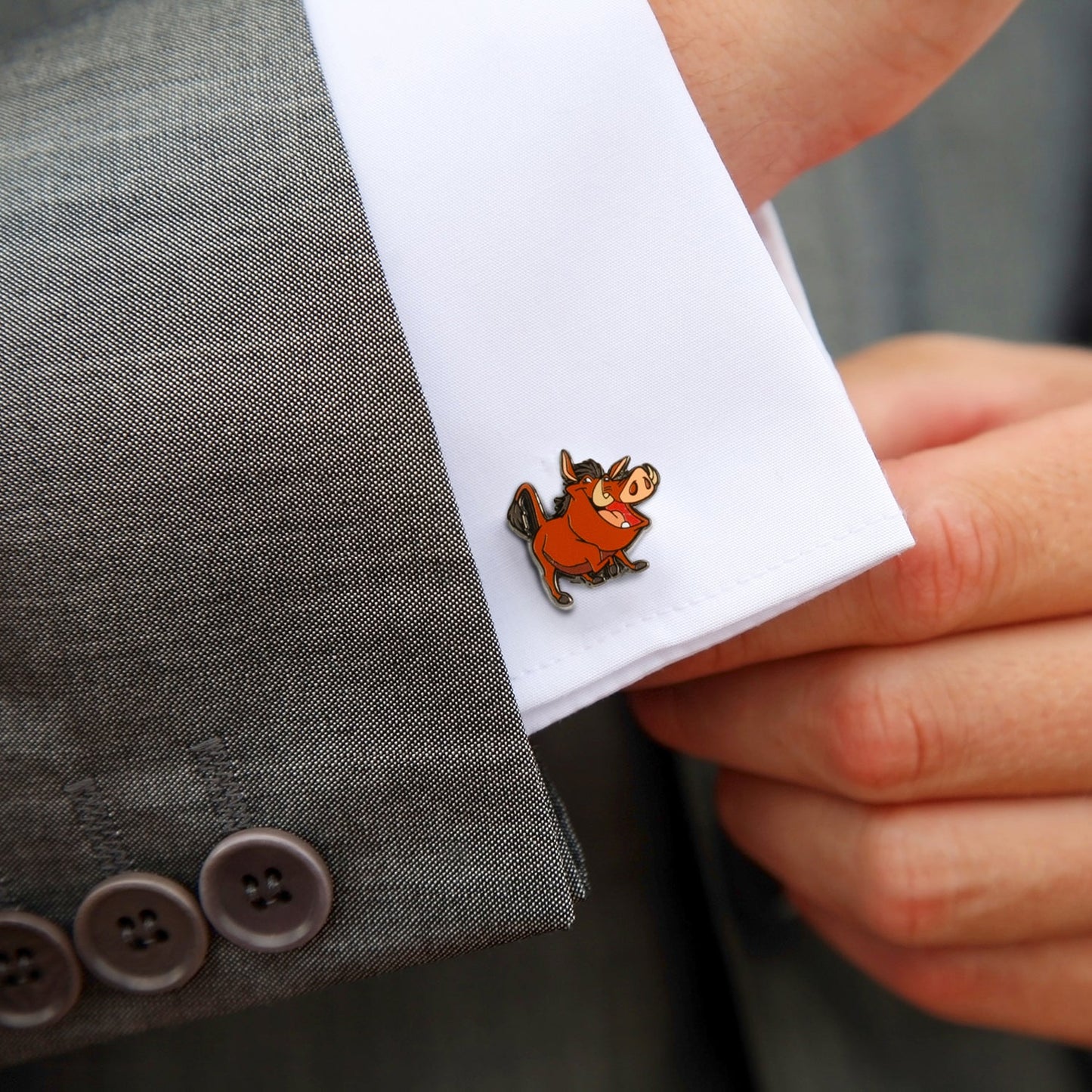 Disney Lion King Timon & Pumbaa Cufflinks