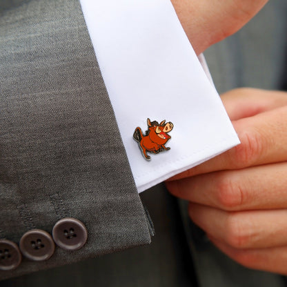 Disney Lion King Timon & Pumbaa Cufflinks