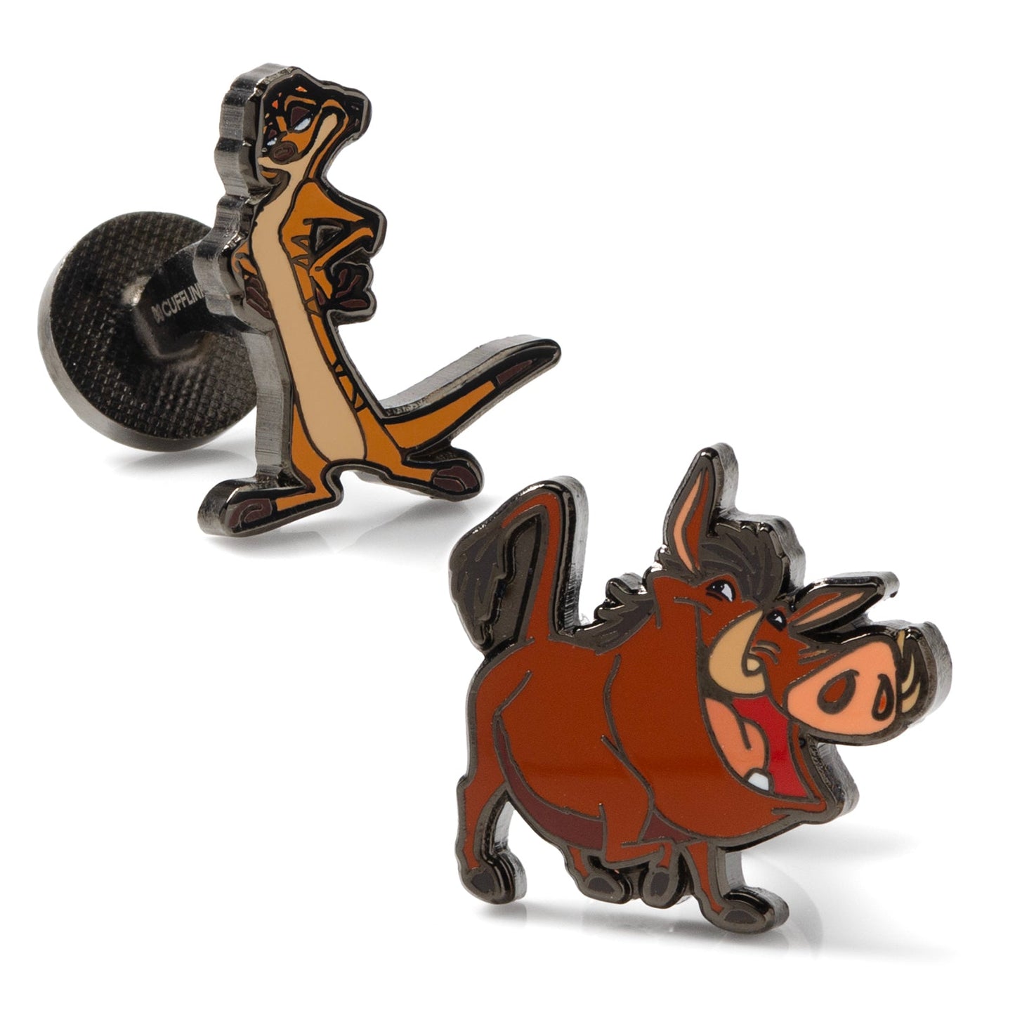 Disney Lion King Timon & Pumbaa Cufflinks