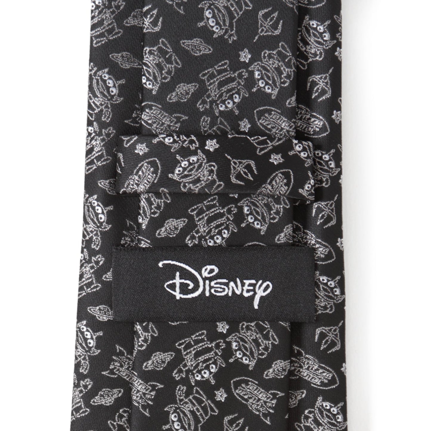 Disney Pixar Toy Story Alien Print Black Men's Tie