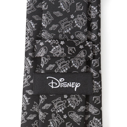 Disney Pixar Toy Story Alien Print Black Men's Tie