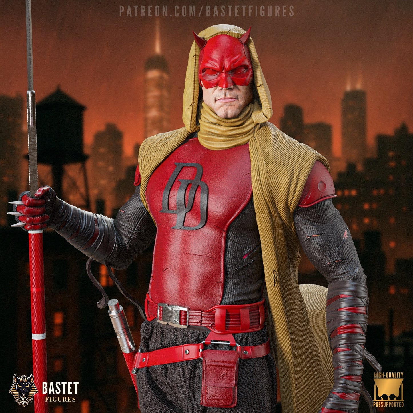 Marvel Comics Statue - Daredevil (1:8 Scale & Bust)