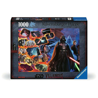 Star Wars Puzzle - Darth Vader "Star Wars Villainous" 1000 Piece Jigsaw Puzzle Ravensburger