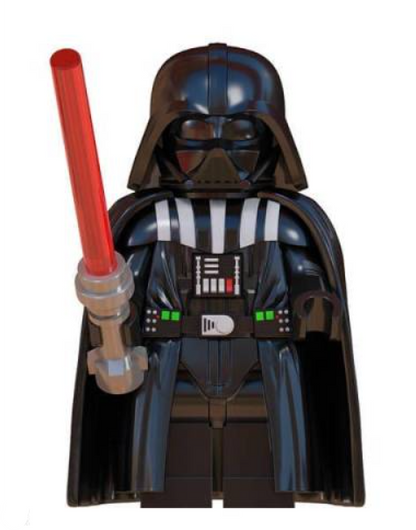 Star Wars Lego Custom Minifigure - Darth Vader (Empire Strikes Back)