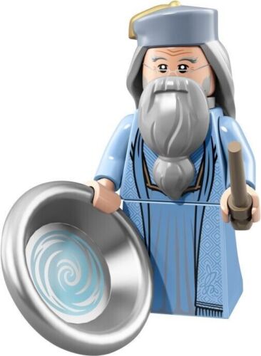 Harry Potter Lego Custom Minifigure - Dumbledore (Blue)