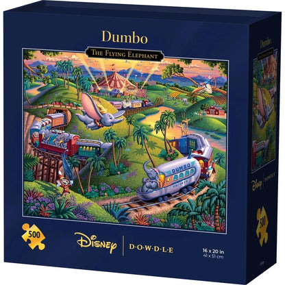 Disney Puzzle - Dumbo The Flying Elephant 500 Piece Jigsaw Puzzle Disney x Dowdle