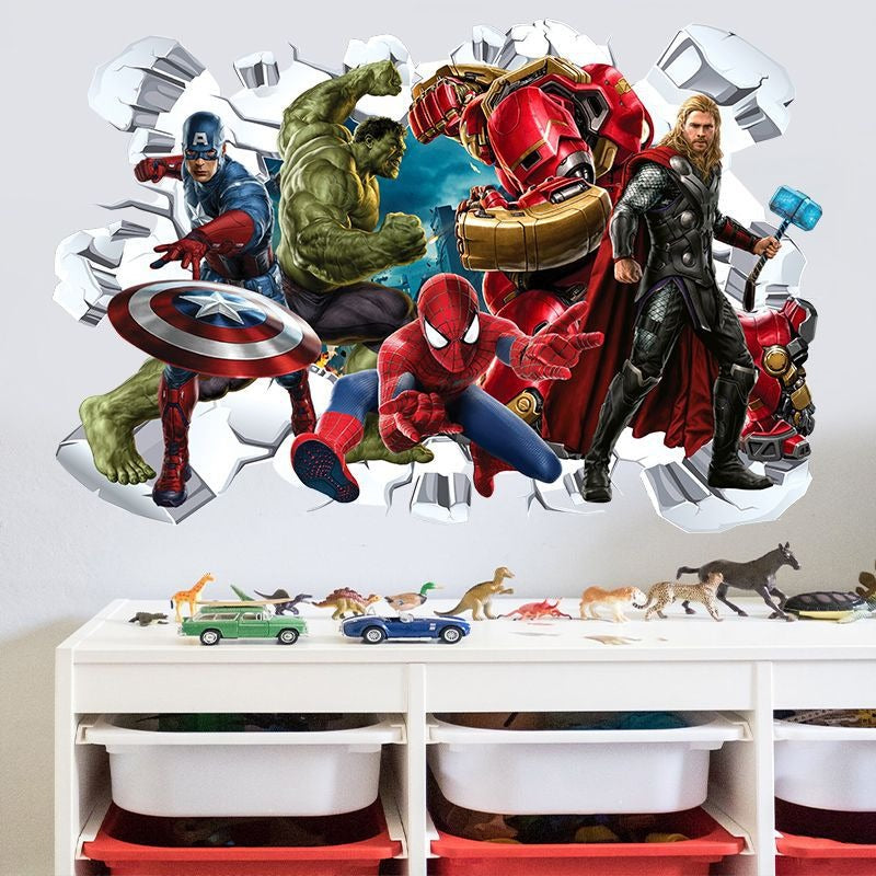 Marvel Bedroom and Living Room Decoration