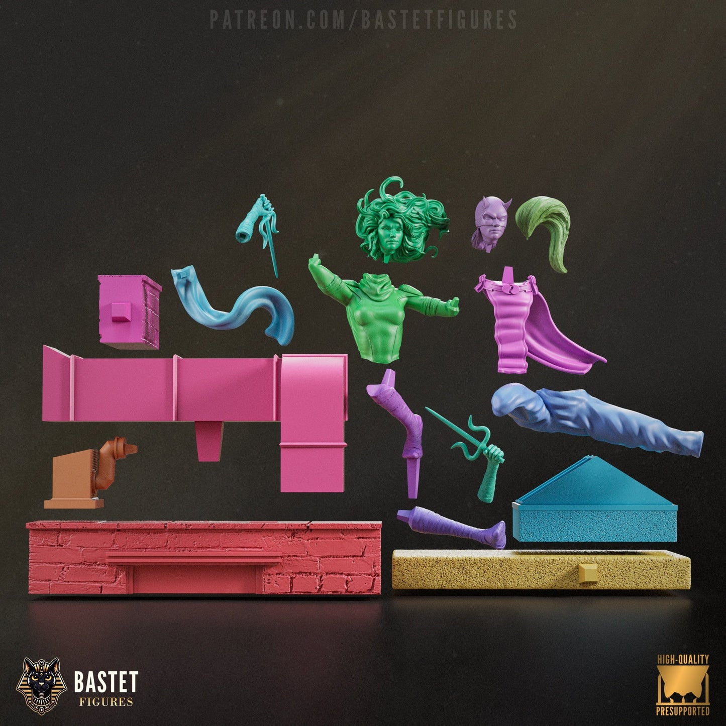 Marvel Comics Statue - Elektra (1:8 Scale & Bust)